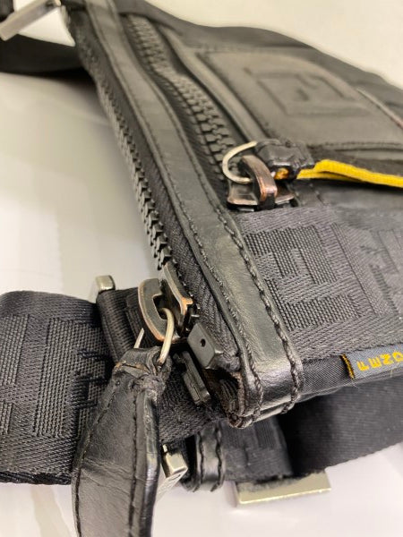 Fendi Black Zucca Nylon Crossbody Bag-handbag-Fendi-The Closet Egypt