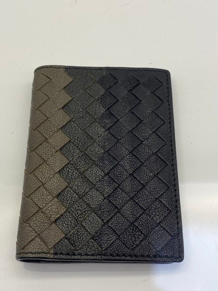Bottega Veneta Bicolor Wallet with Initials K.A-wallet-Bottega Veneta-The Closet Egypt