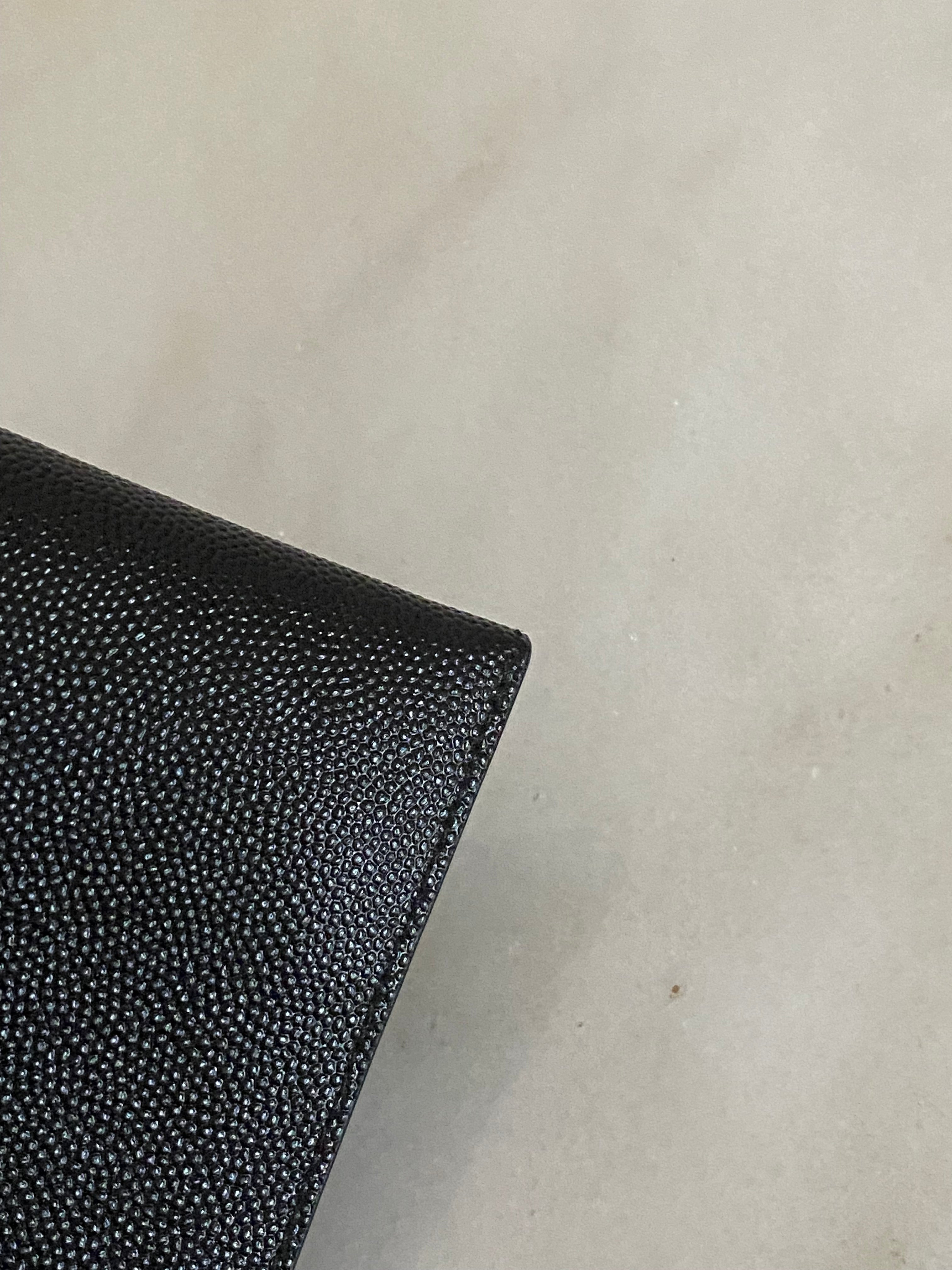 YSL Black Uptown Clutch-Clutch-YSL-The Closet Egypt