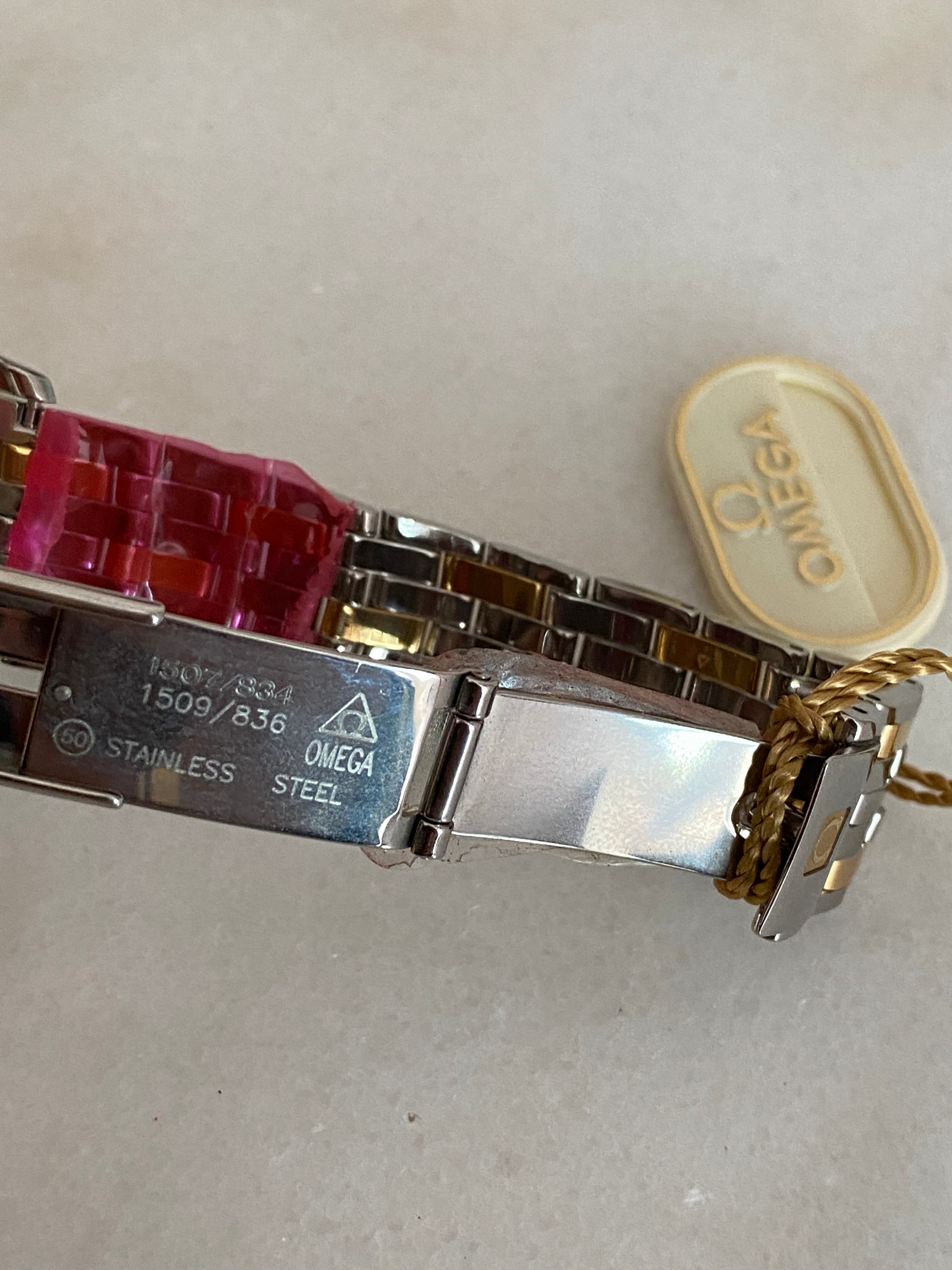 Omega Stainless Steel Yellow Gold De Ville Prestige Date Watch-Watch-Omega-The Closet Egypt