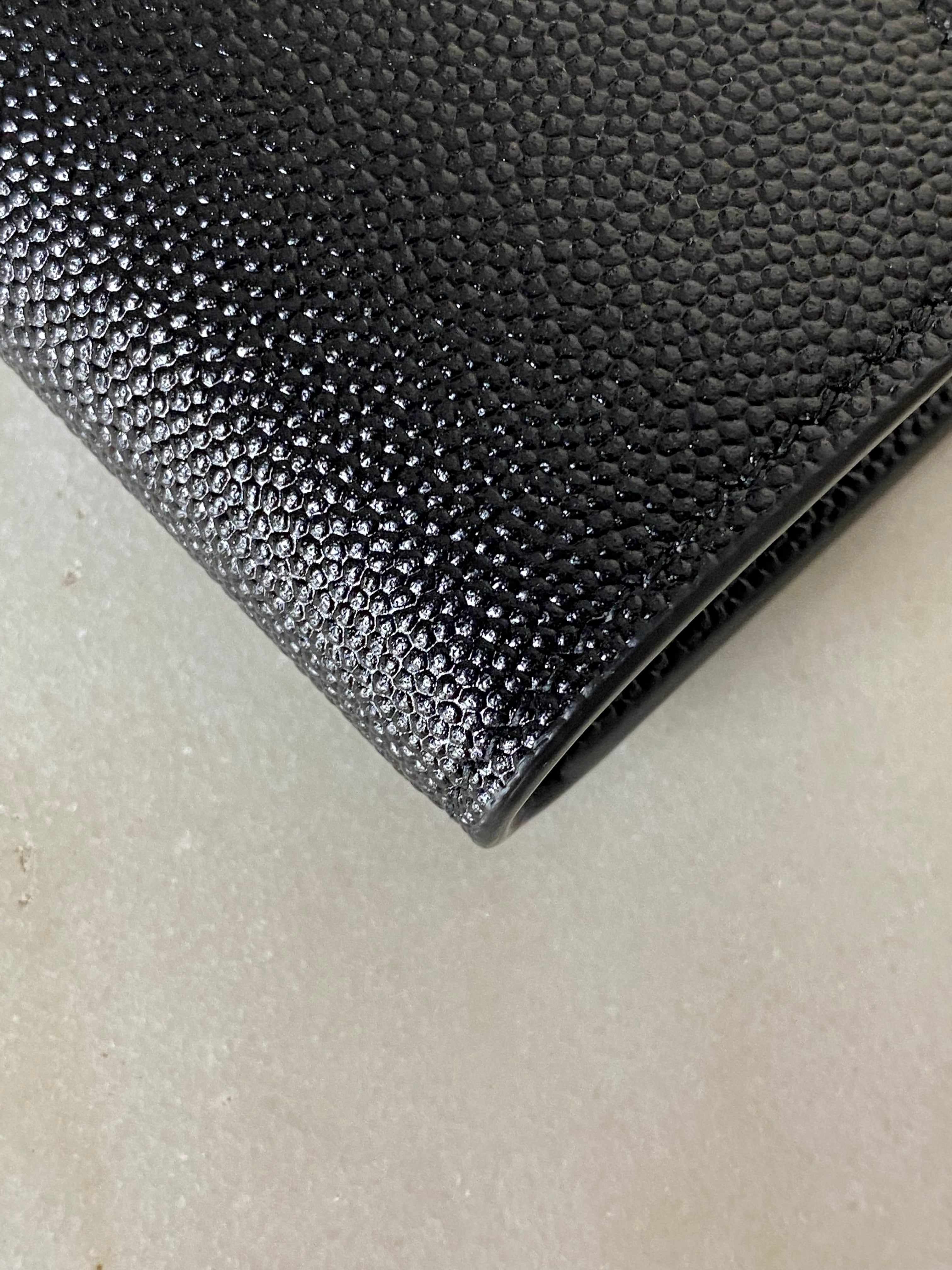 YSL Black Uptown Clutch
