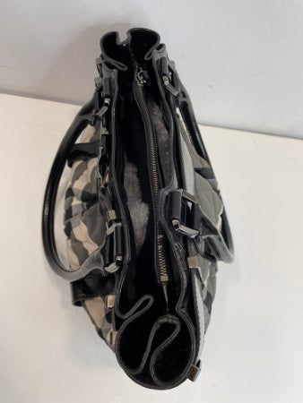 Burberry Black Beat Check Nylon Shoulder Bag-handbag-Burberry-The Closet Egypt
