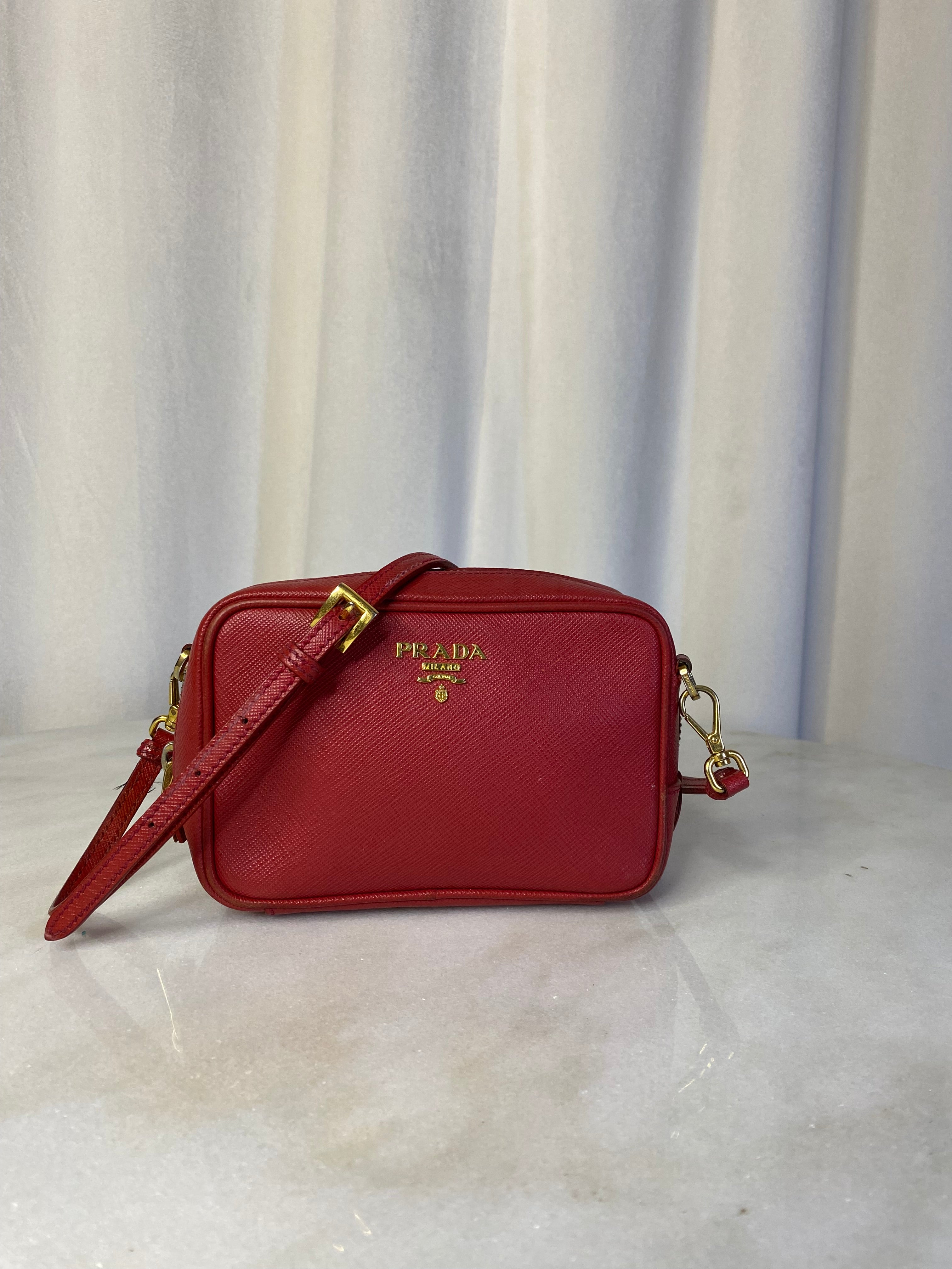 Prada Red Mini Crossbody Bag-handbag-Prada-The Closet Egypt