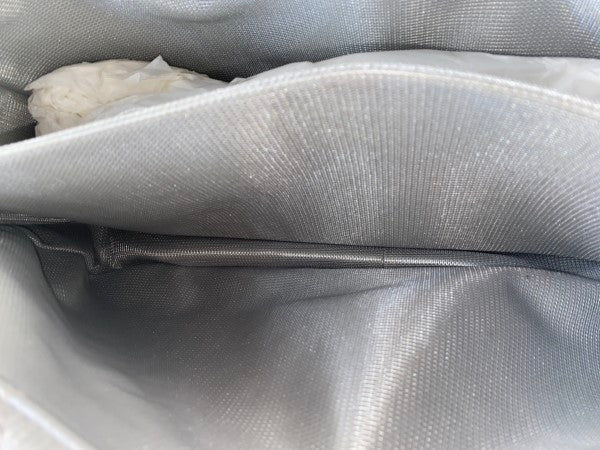 Chanel Silver Metallic XXL Flap Travel Maxi Bag-handbag-Chanel-The Closet Egypt