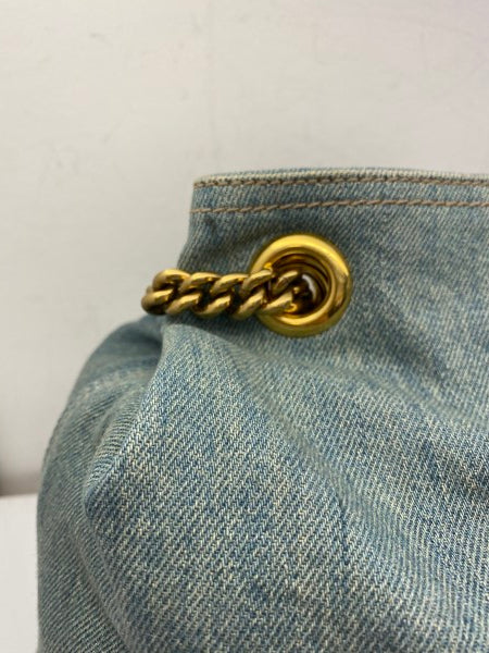 Gucci Blue Denim Soho Shoulder Bag-handbag-Gucci-The Closet Egypt