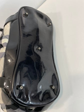 Burberry Black Beat Check Nylon Shoulder Bag-handbag-Burberry-The Closet Egypt