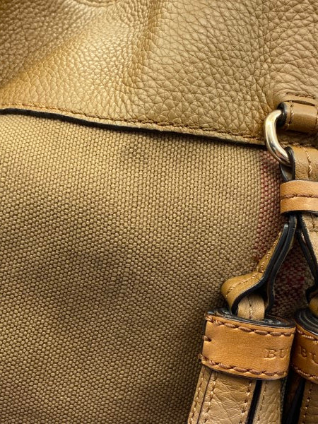 Burberry Brown Haymarket Bucket Bag-handbag-Burberry-The Closet Egypt