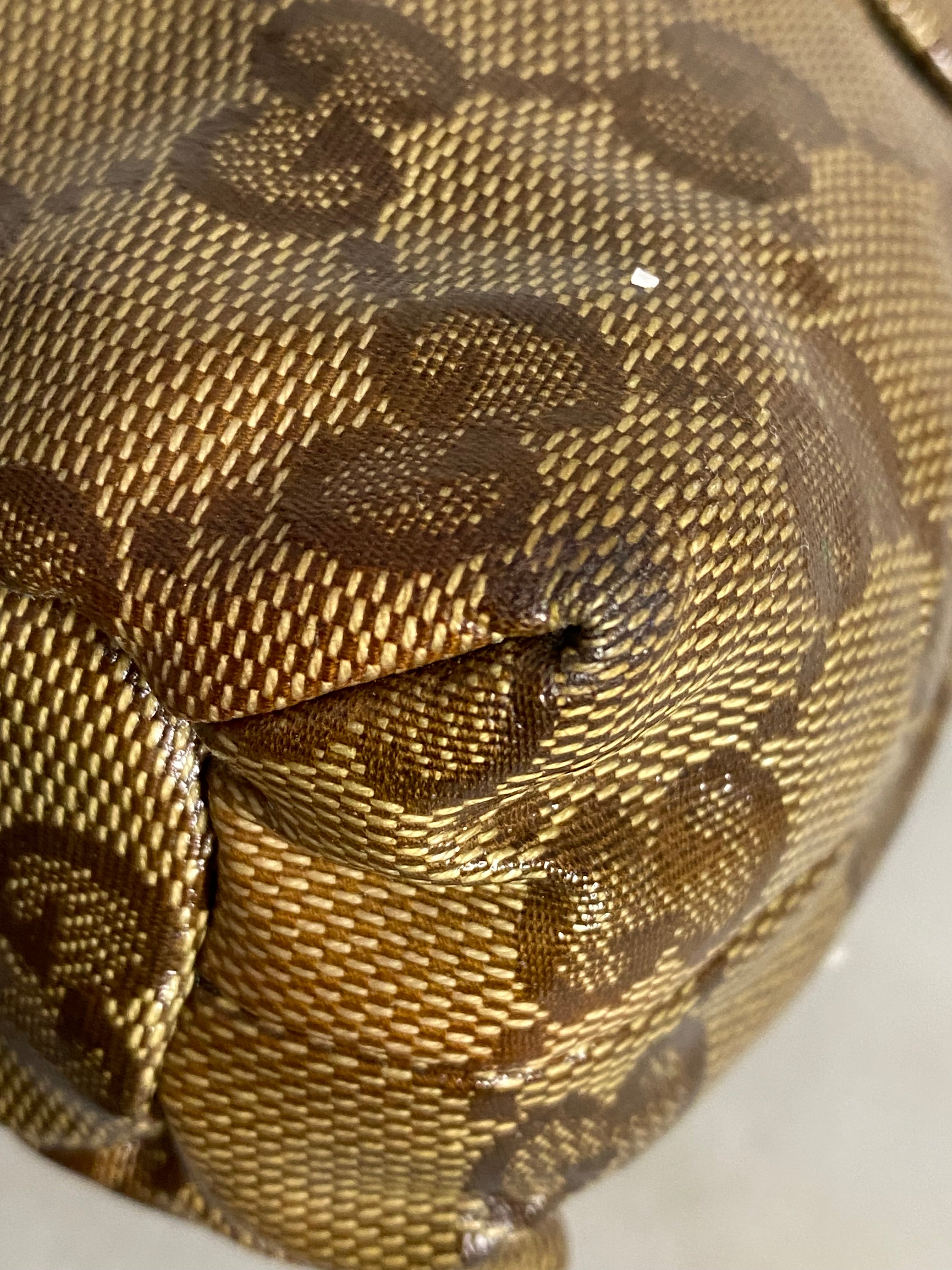 Gucci Brown GG Crystal Hysteria Zip Clutch-Clutch-Gucci-The Closet Egypt