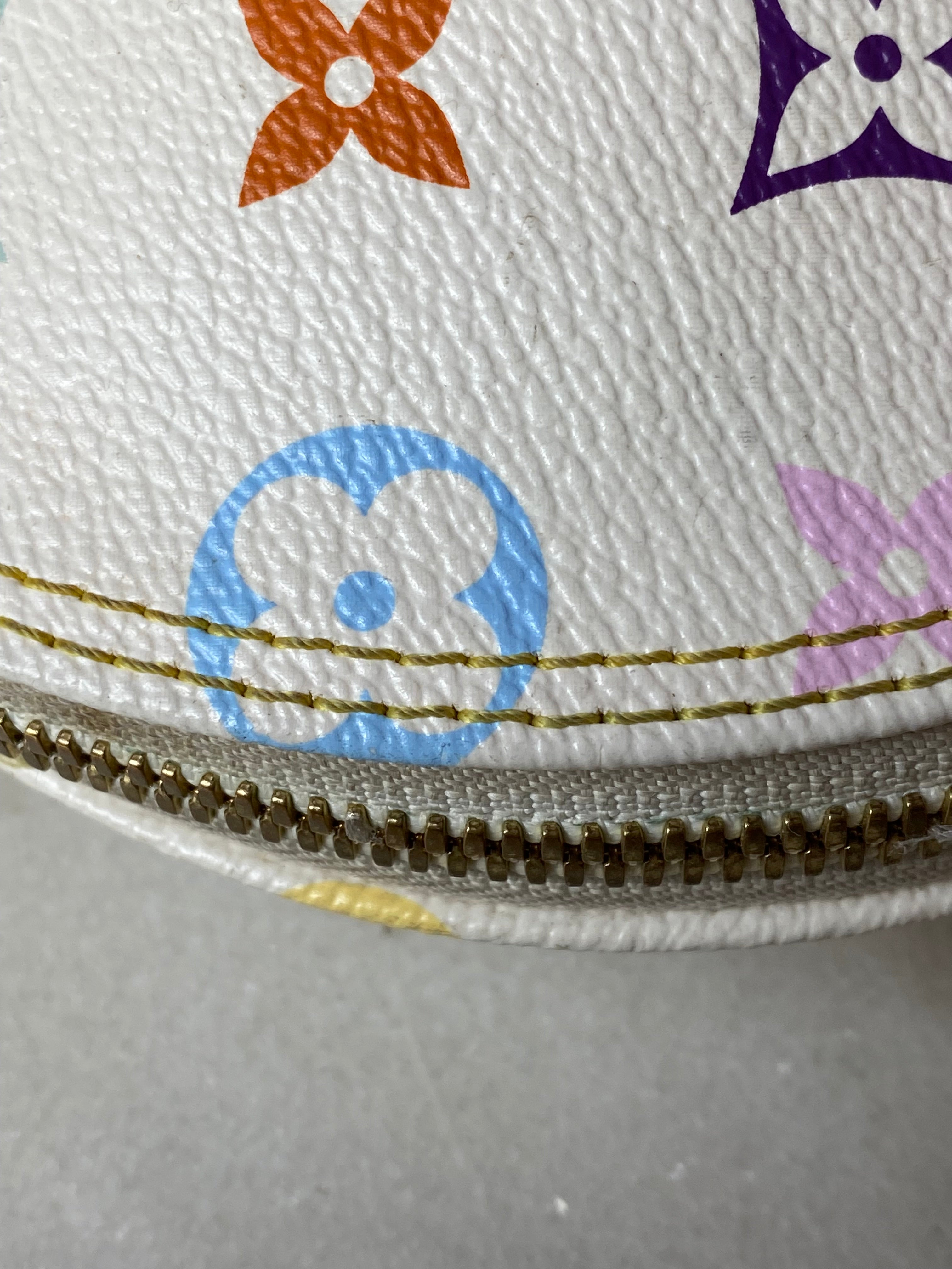 Louis Vuitton White Multicolored Monogram Alma MM Bag-handbag-Louis Vuitton-The Closet Egypt