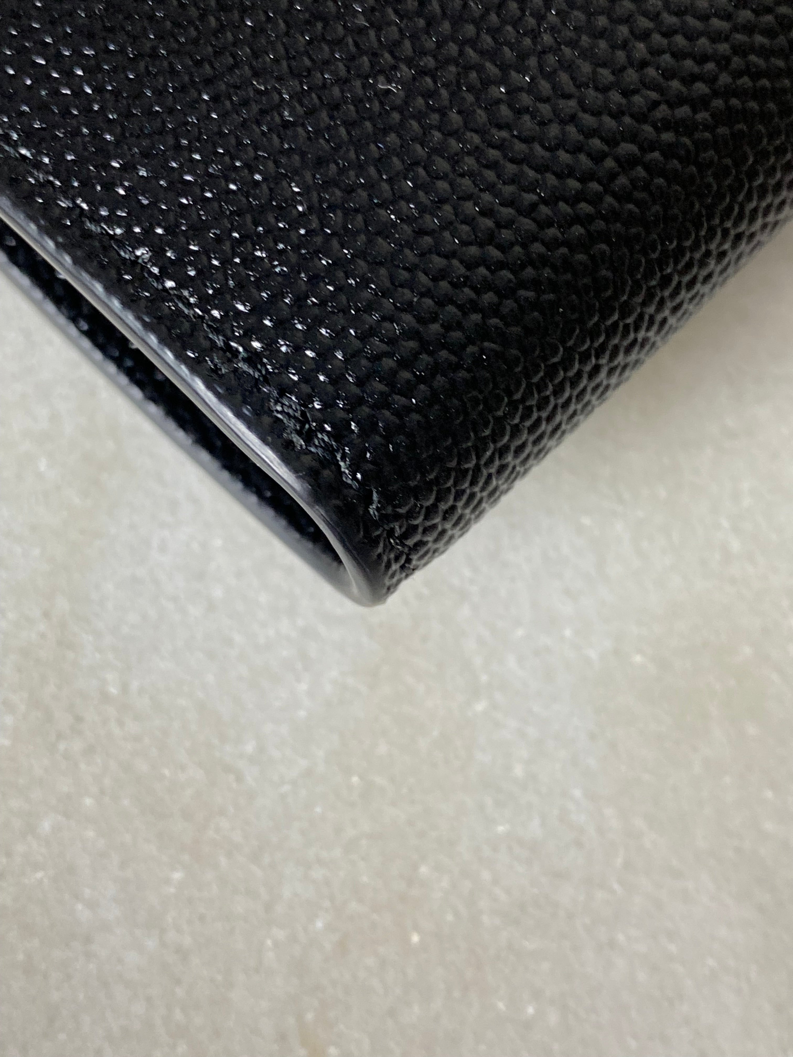 YSL Black Uptown Clutch