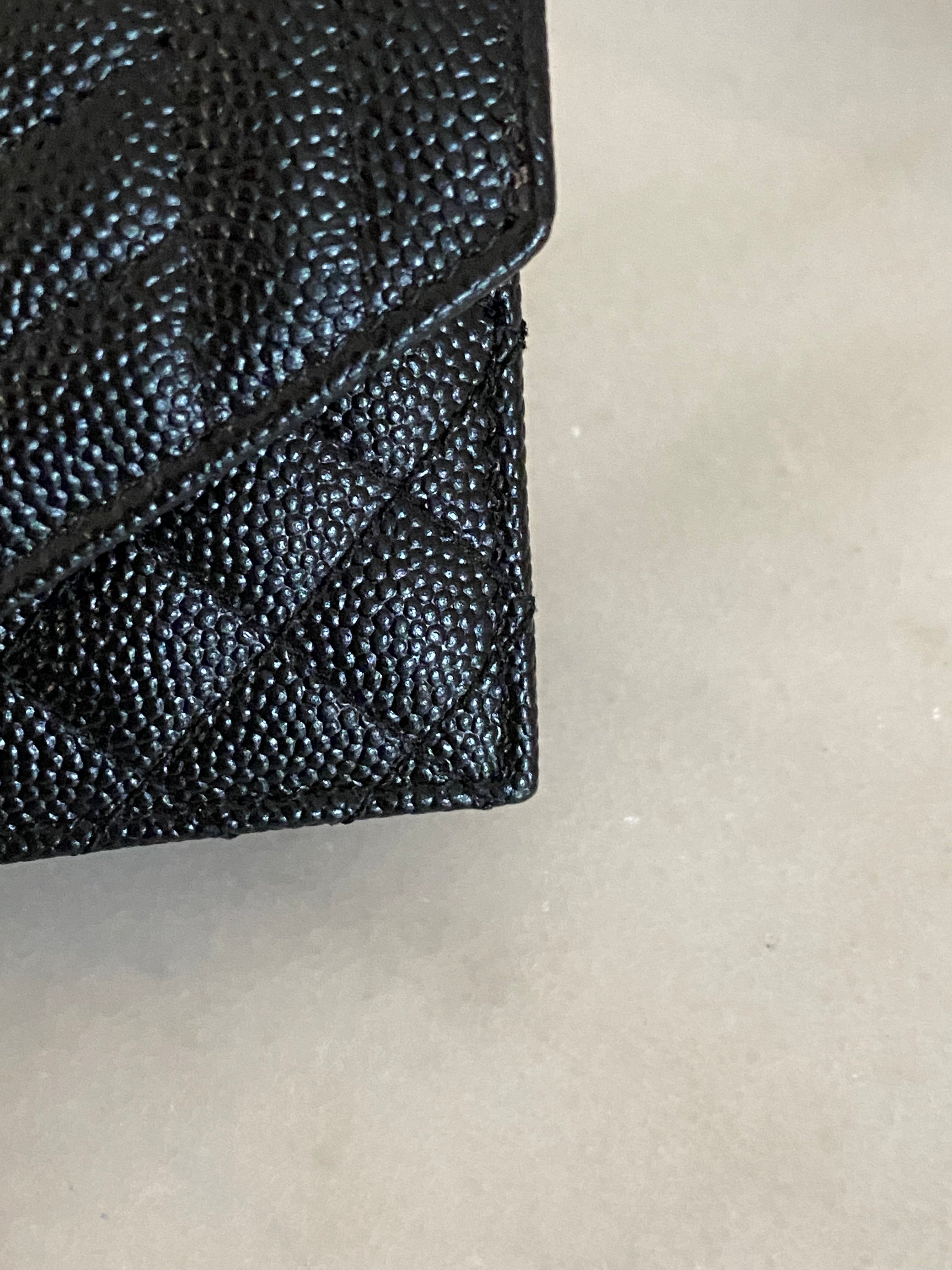 YSL Black Cassandre Small Wallet-wallet-YSL-The Closet Egypt