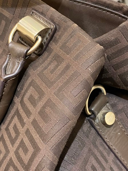 Givenchy Dark Brown Logo Tote Bag-handbag-Givenchy-The Closet Egypt