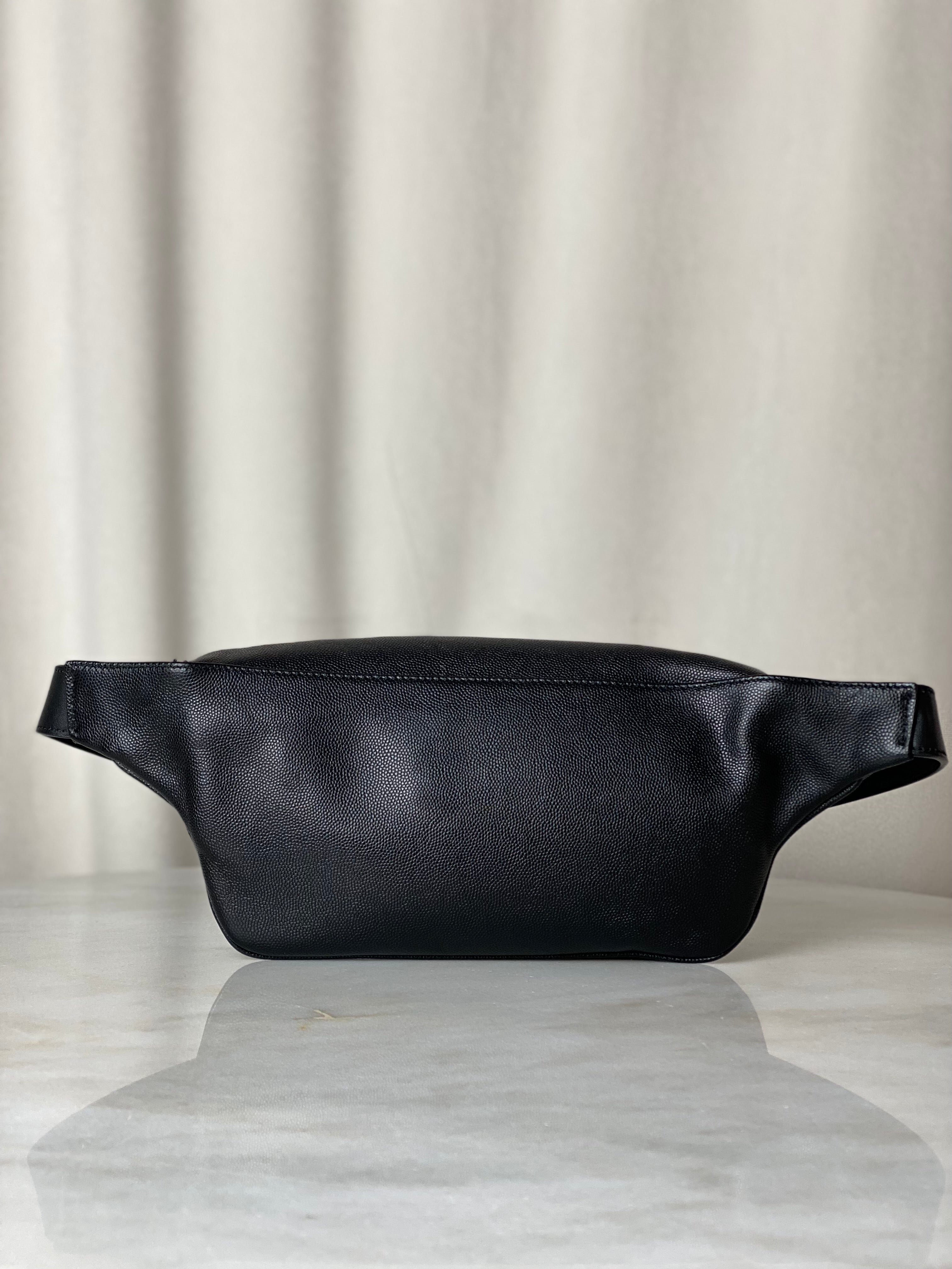 YSL Black Waist Bag