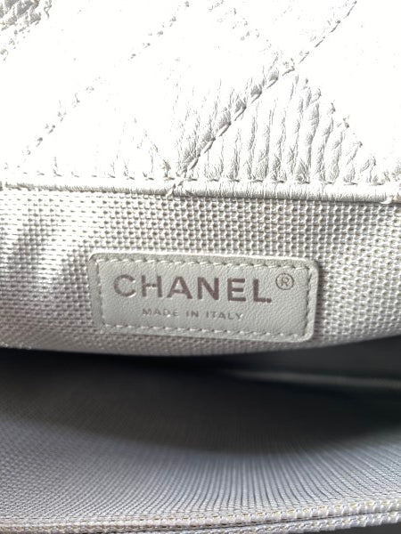 Chanel Silver Metallic XXL Flap Travel Maxi Bag-handbag-Chanel-The Closet Egypt