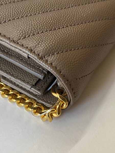 YSL Cafe Classic Cassandre WOC-Wallet Chain-YSL-The Closet Egypt