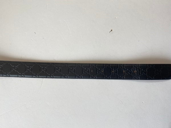 Gucci Black GG Guccissima Belt 34-Belt-Gucci-The Closet Egypt