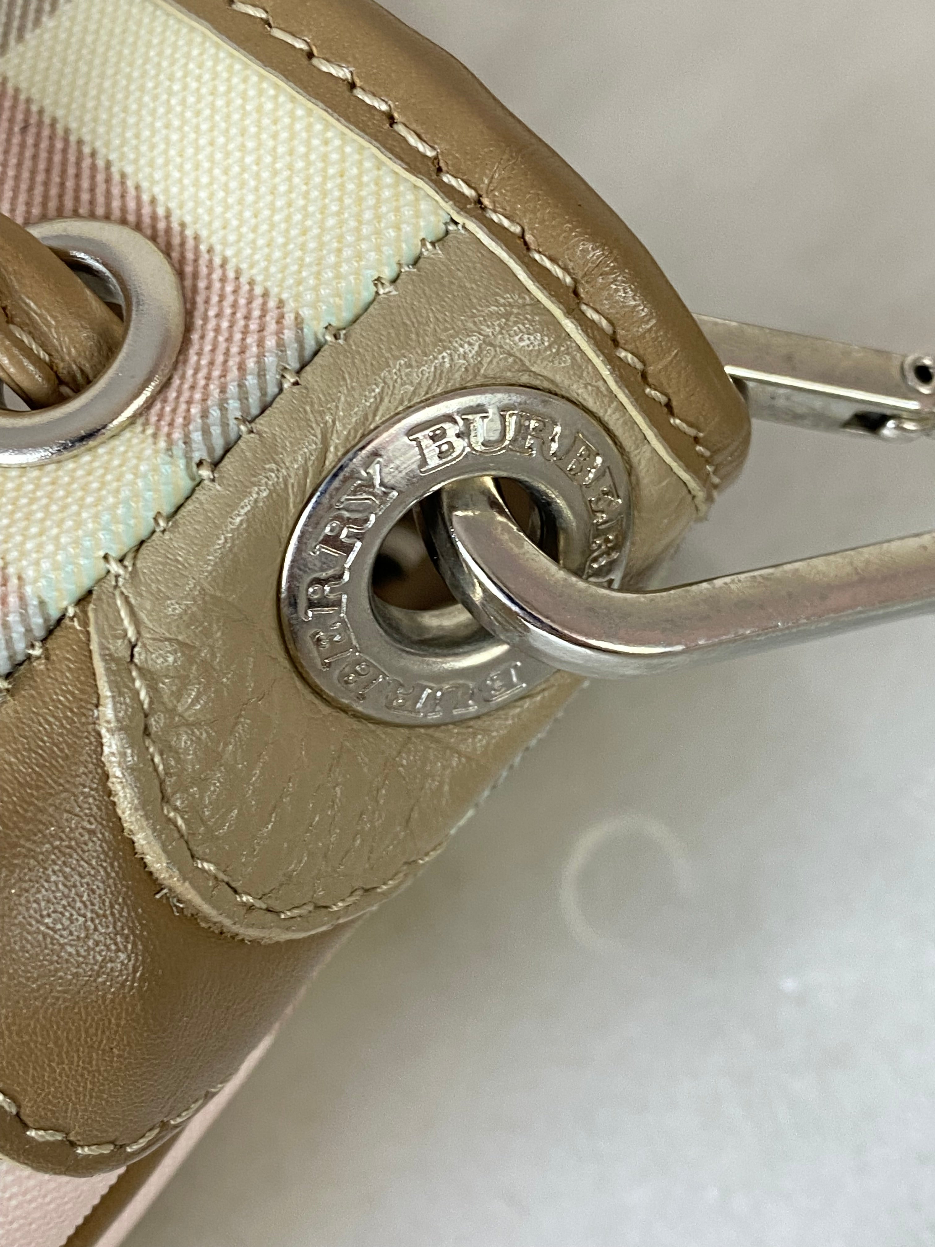 Burberry Bicolor Nova Check Bucket Shoulder Bag-handbag-Burberry-The Closet Egypt