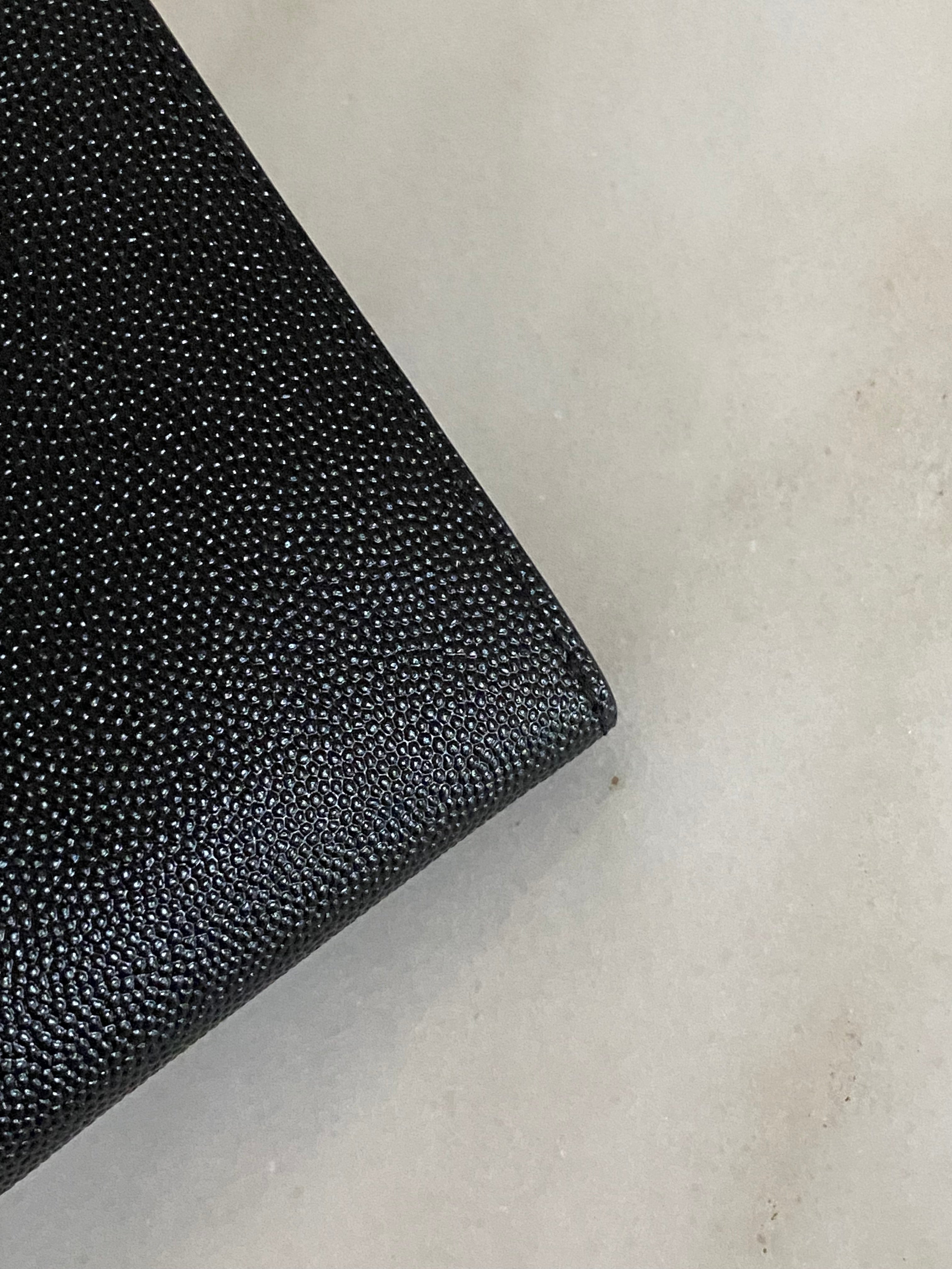 YSL Black Uptown Clutch-Clutch-YSL-The Closet Egypt