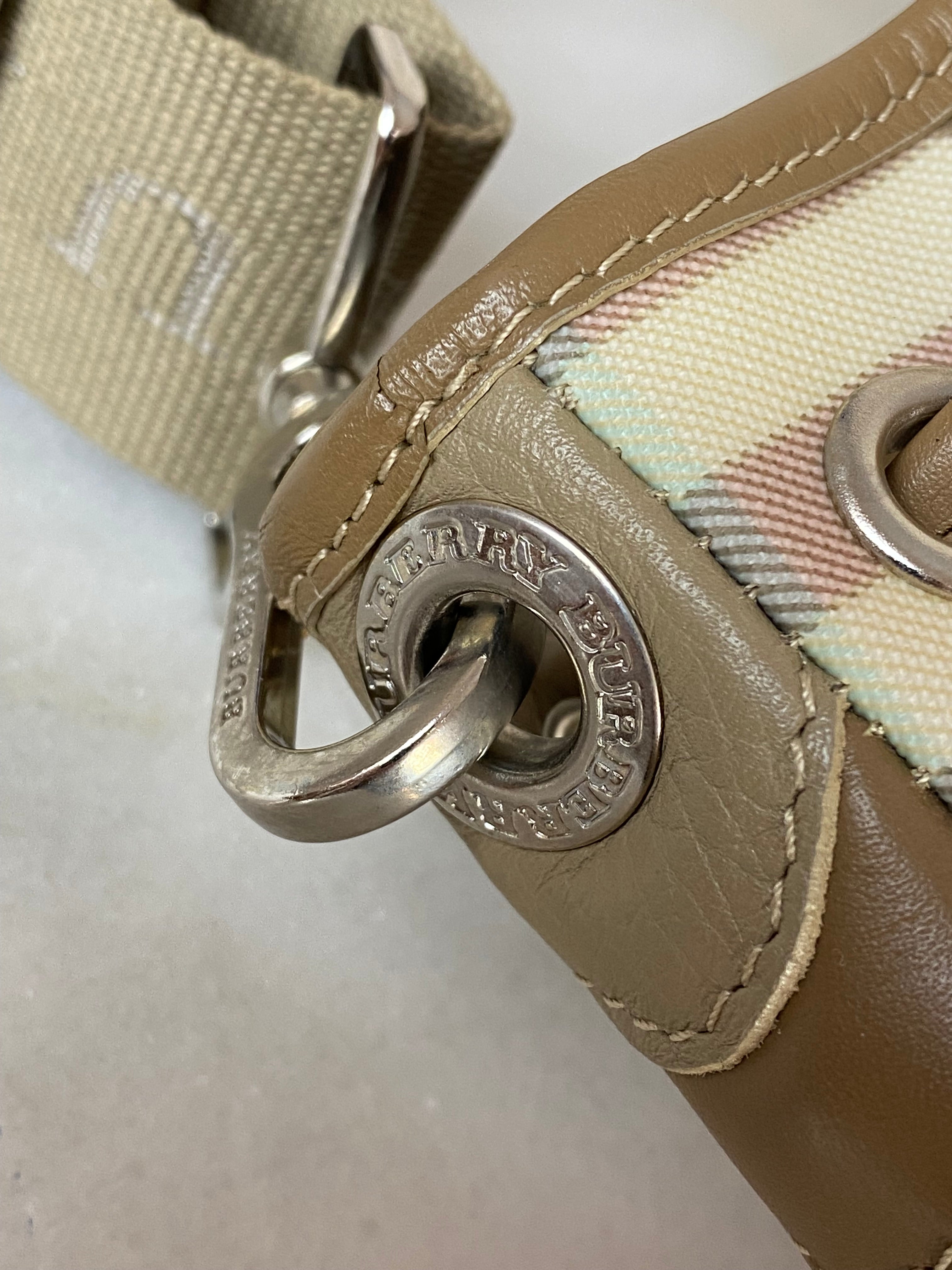 Burberry Bicolor Nova Check Bucket Shoulder Bag-handbag-Burberry-The Closet Egypt