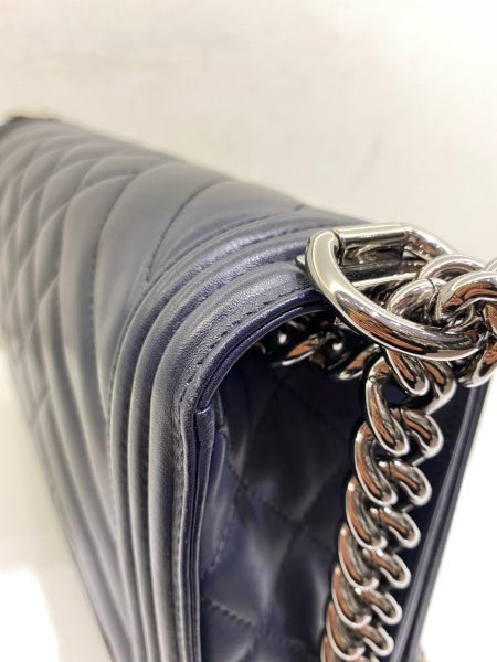 Chanel Blue Boy Medium Bag-handbag-Chanel-The Closet Egypt