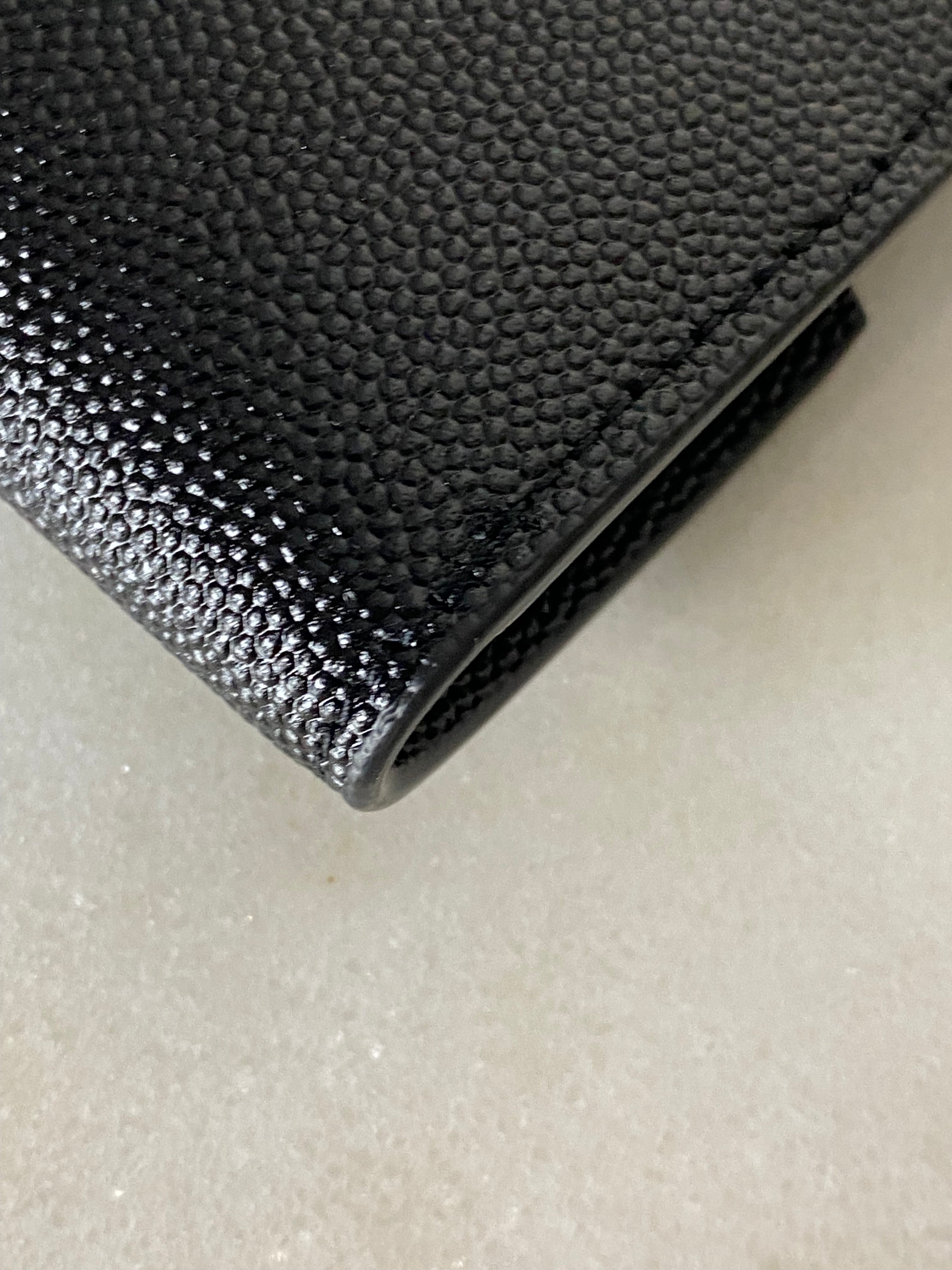 YSL Black Uptown Clutch