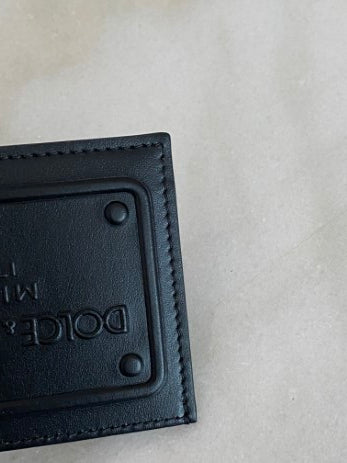 Dolce & Gabbana Black Card Holder-Card Holder-Dolce & Gabbana-The Closet Egypt