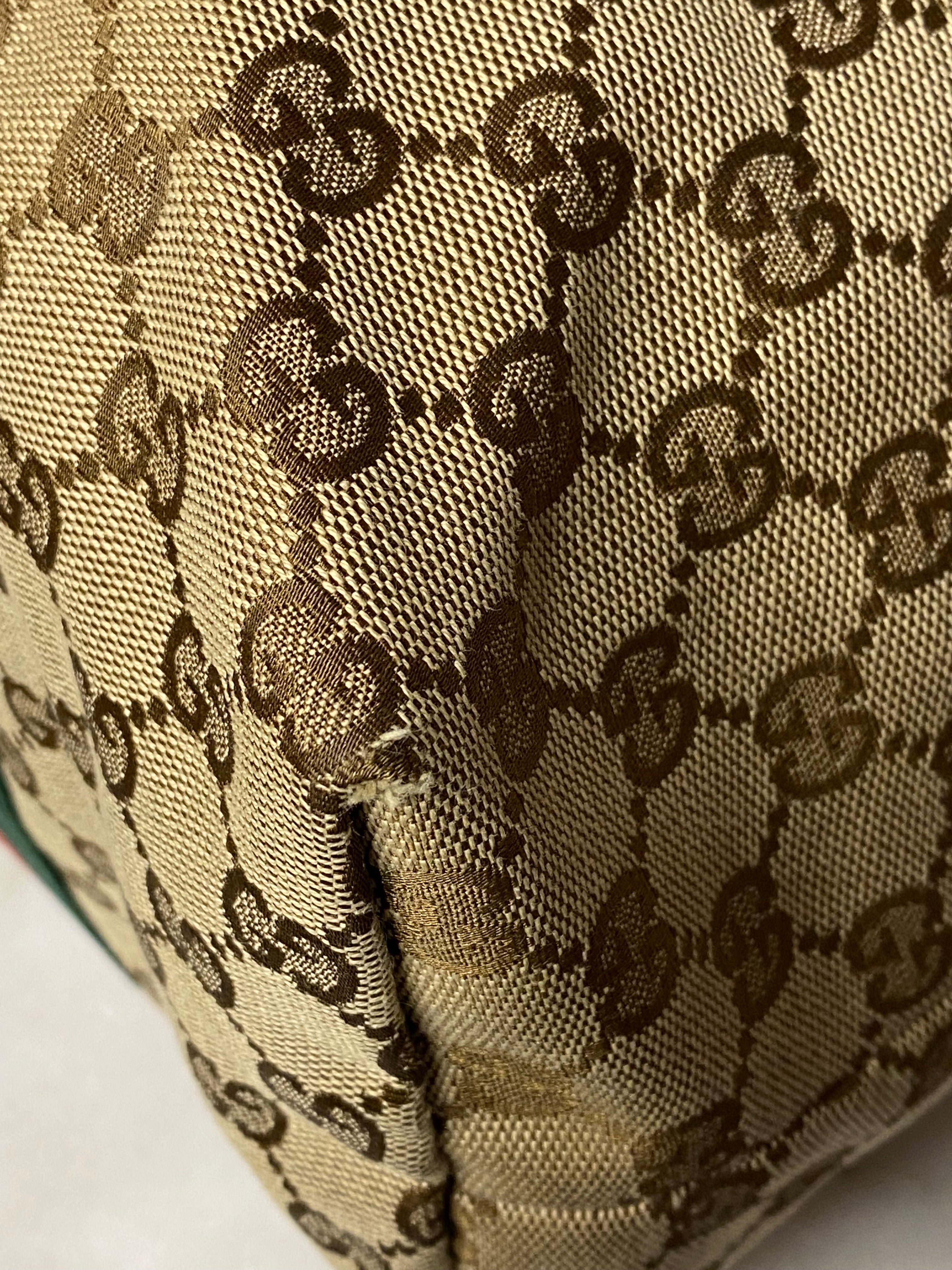 Gucci Brown GG Jolie Web Tote Bag-handbag-Gucci-The Closet Egypt