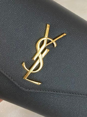 YSL Grey Uptown WOC-Wallet Chain-YSL-The Closet Egypt