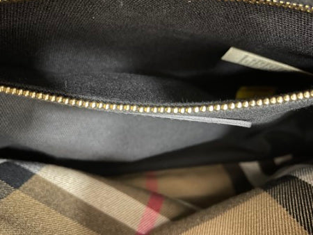 Burberry Burgundy House Check Camberley Bag-handbag-Burberry-The Closet Egypt