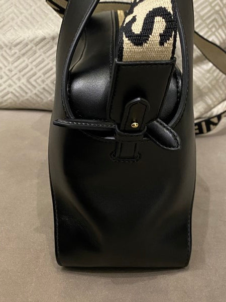 Stella Mccartney Black Mini Logo Crossbody Bag-handbag-Stella Mccartney-The Closet Egypt