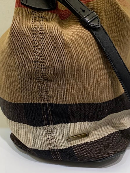 Burberry Black House Check Ashby Shoulder Bag-handbag-Burberry-The Closet Egypt