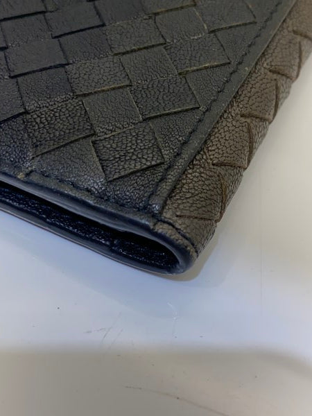 Bottega Veneta Bicolor Wallet with Initials K.A-wallet-Bottega Veneta-The Closet Egypt
