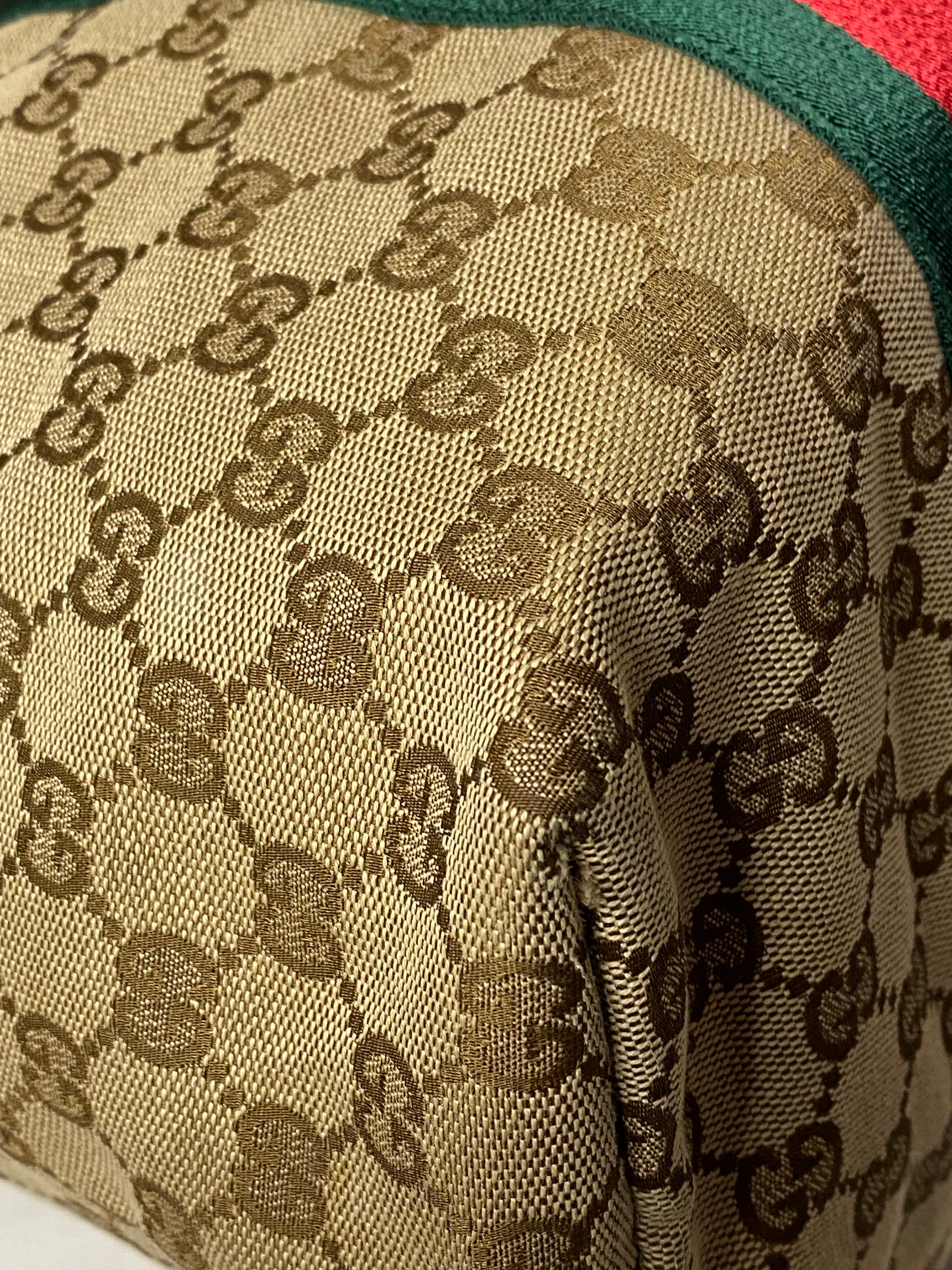 Gucci Brown GG Jolie Web Tote Bag-handbag-Gucci-The Closet Egypt