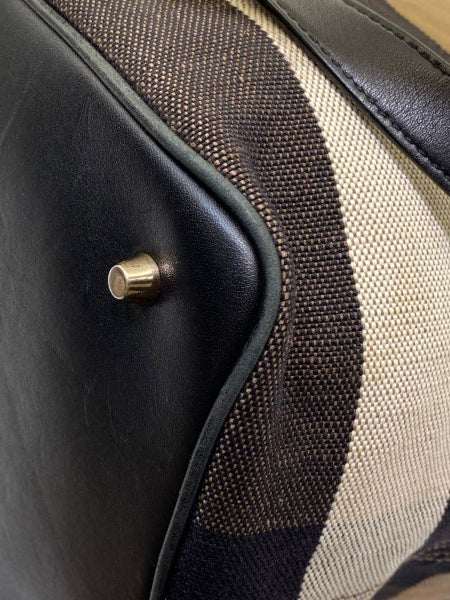 Burberry Black House Check Ashby Shoulder Bag-handbag-Burberry-The Closet Egypt