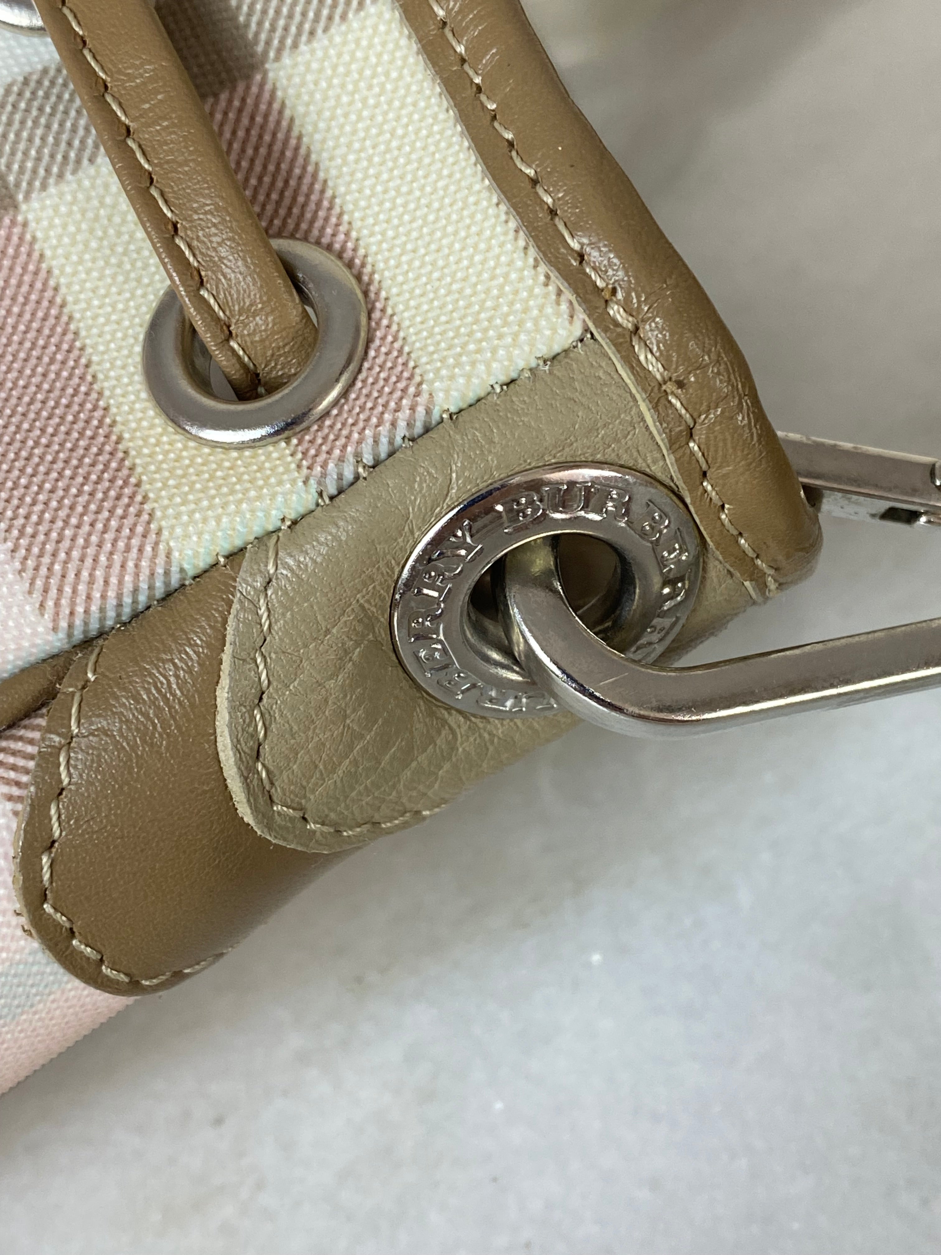 Burberry Bicolor Nova Check Bucket Shoulder Bag-handbag-Burberry-The Closet Egypt