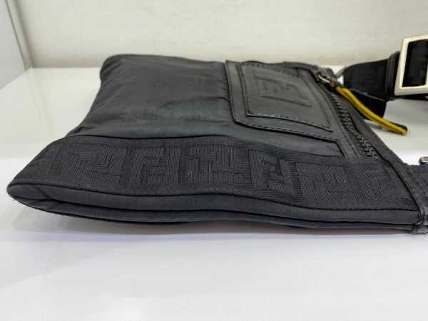 Fendi Black Zucca Nylon Crossbody Bag-handbag-Fendi-The Closet Egypt