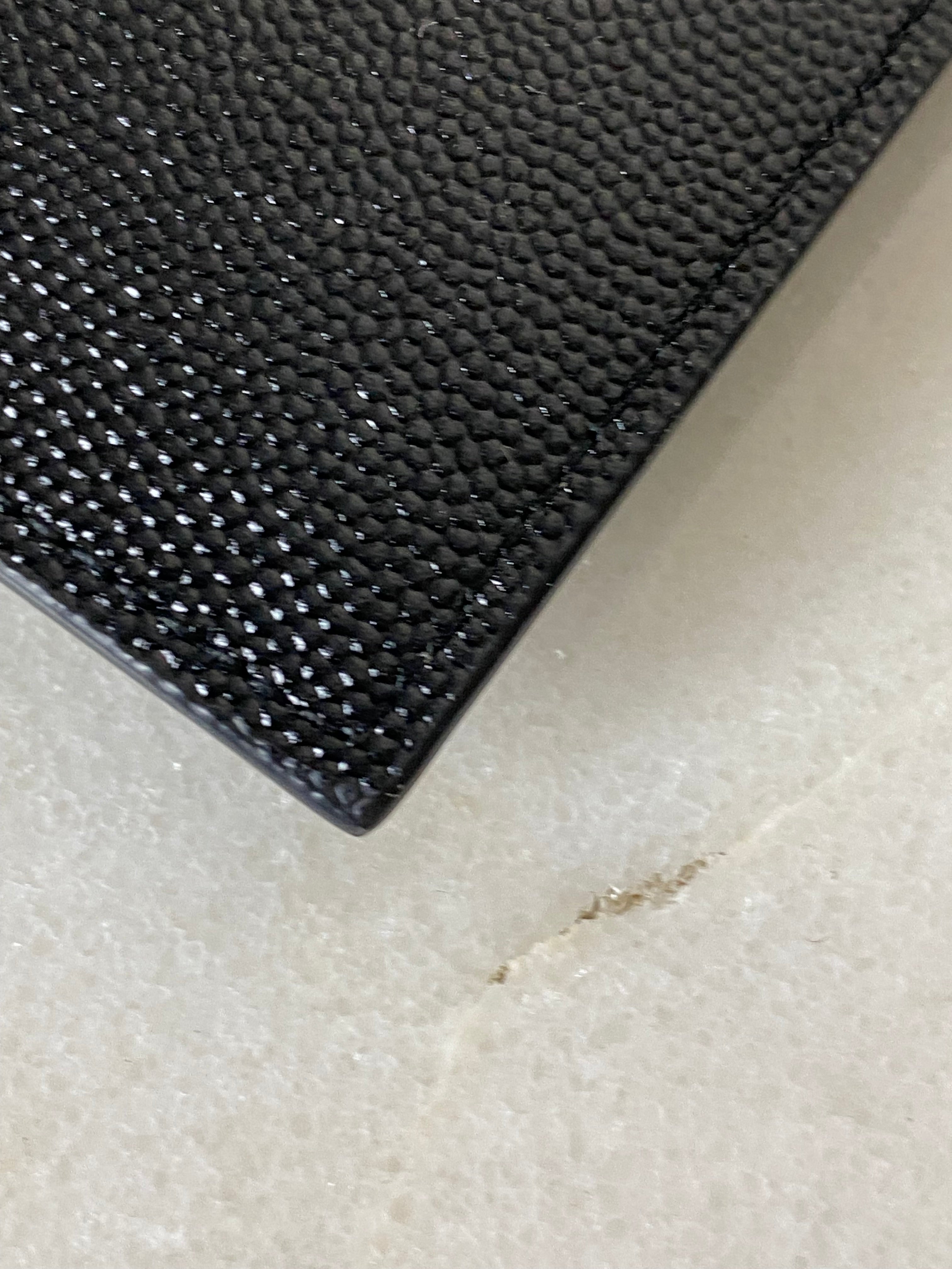 YSL Black Uptown Clutch