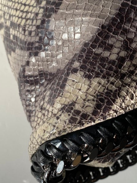 Stella Mccartney Bicolor ECO Python Falabella Tote Bag-handbag-Stella Mccartney-The Closet Egypt