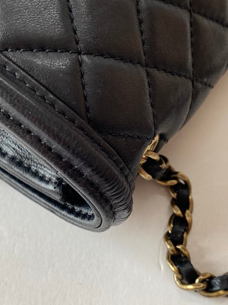 Chanel Black Quilted Horizontal Boy Brick Studded Flap Bag-handbag-Chanel-The Closet Egypt