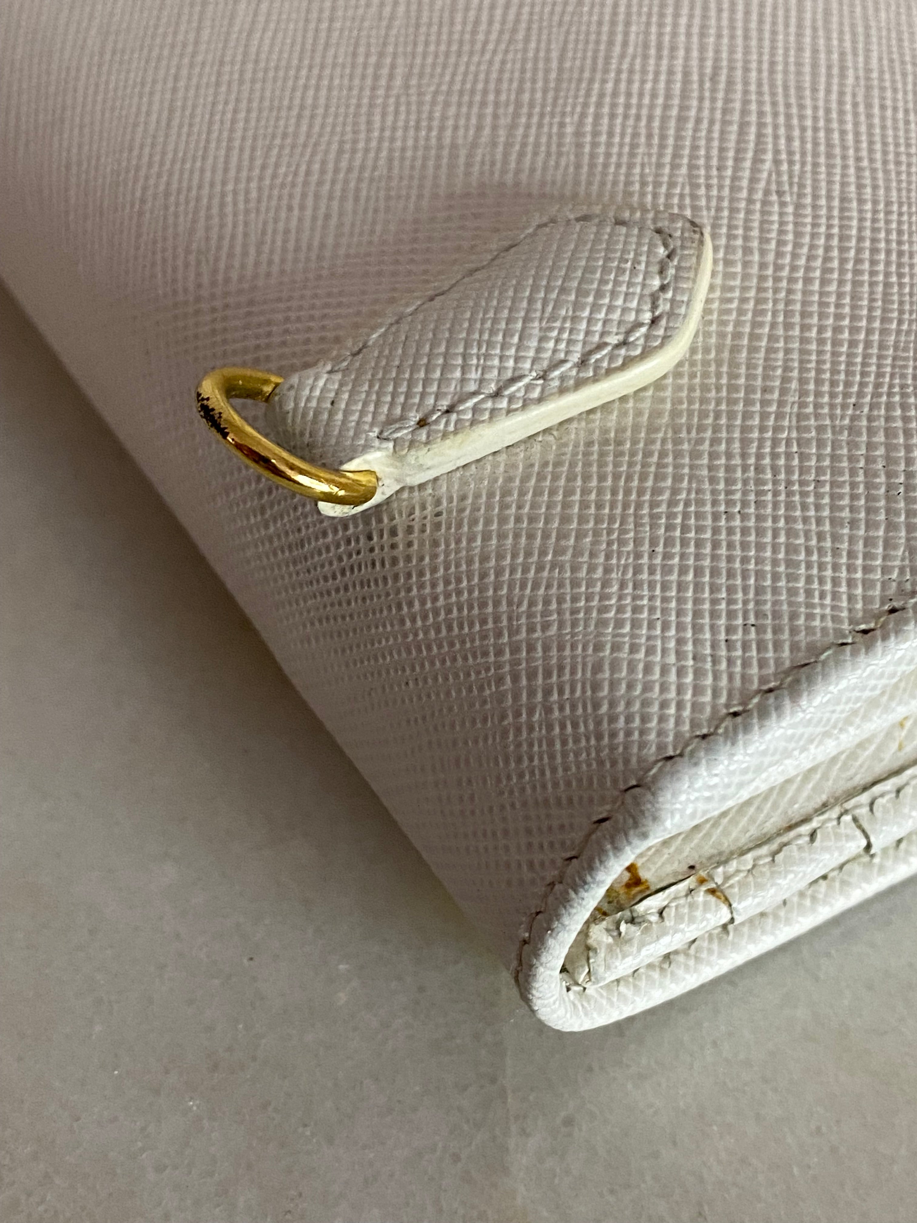 Prada White WOC-wallet-Prada-The Closet Egypt