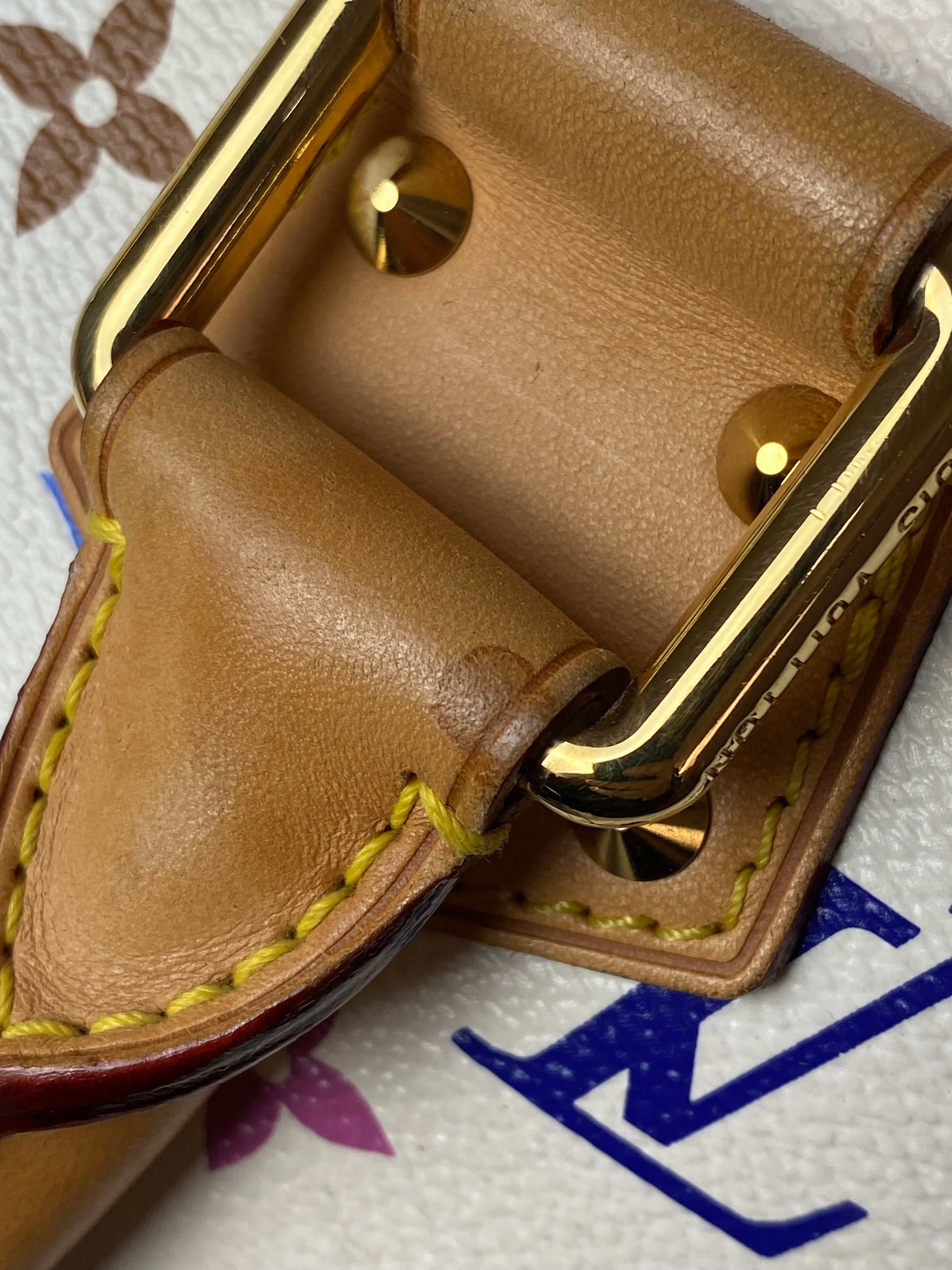 Louis Vuitton White Multicolored Monogram Alma MM Bag-handbag-Louis Vuitton-The Closet Egypt