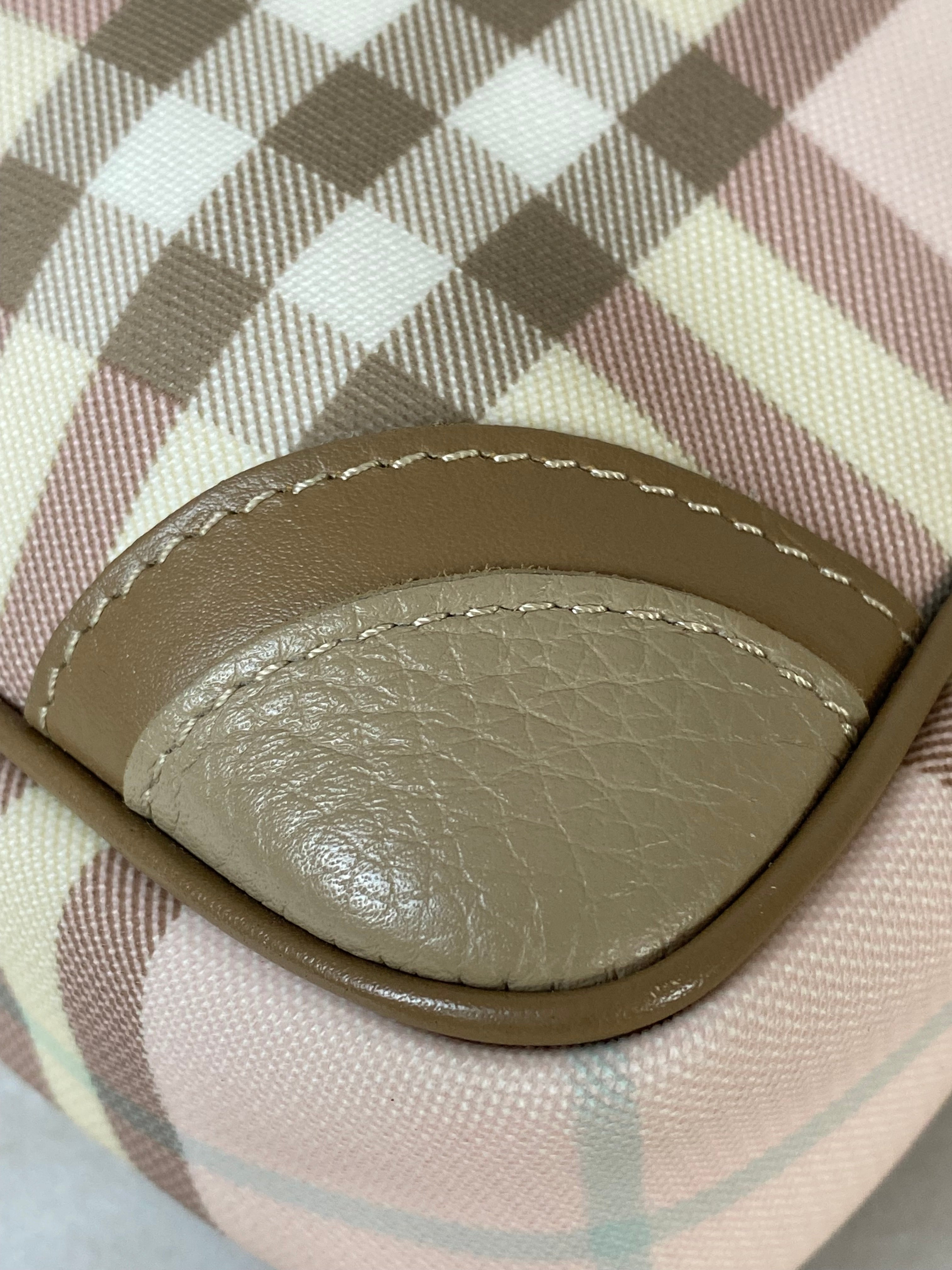 Burberry Bicolor Nova Check Bucket Shoulder Bag-handbag-Burberry-The Closet Egypt