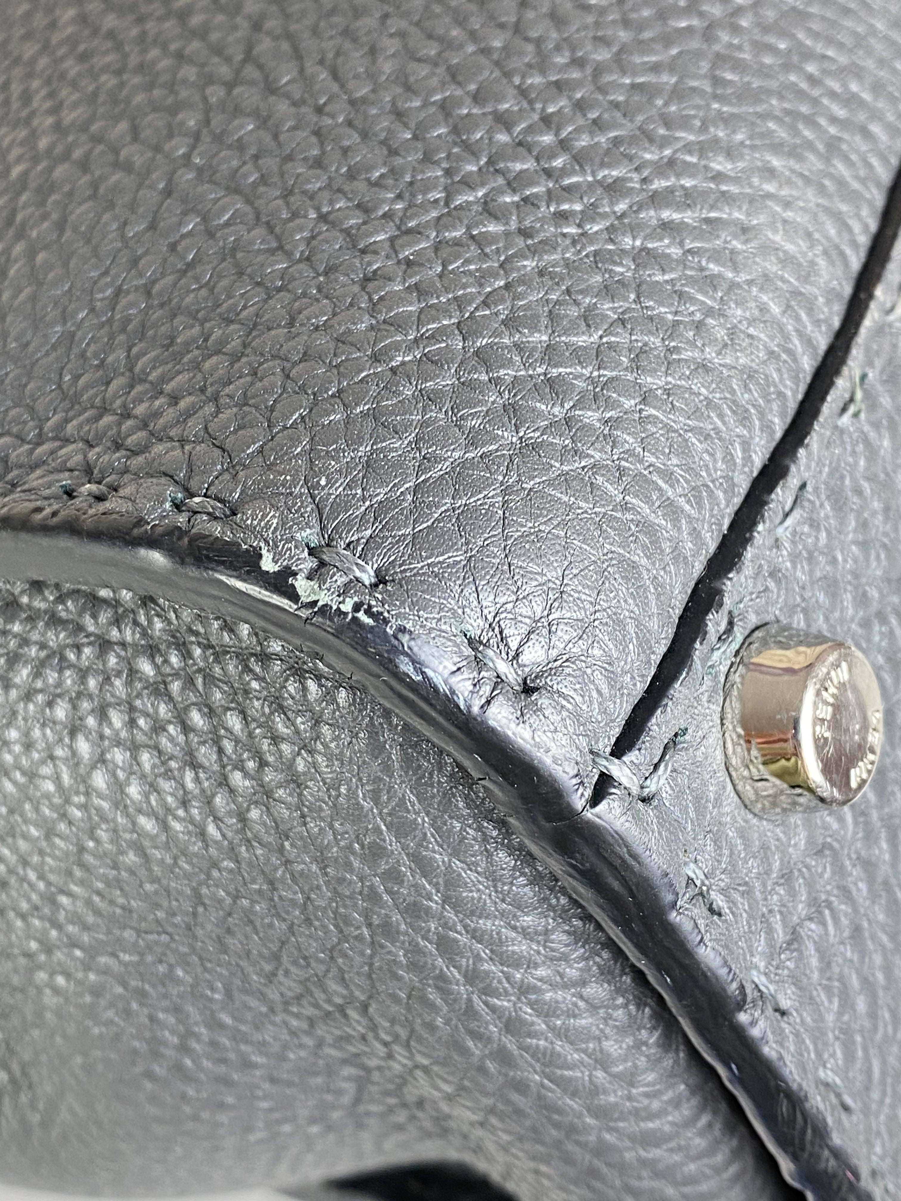 Fendi Dark Grey Selleria Peekaboo ISeeU Medium Bag