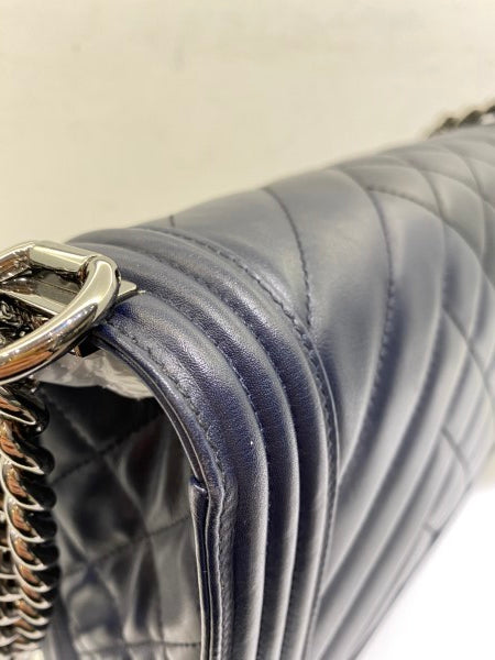 Chanel Blue Boy Medium Bag-handbag-Chanel-The Closet Egypt