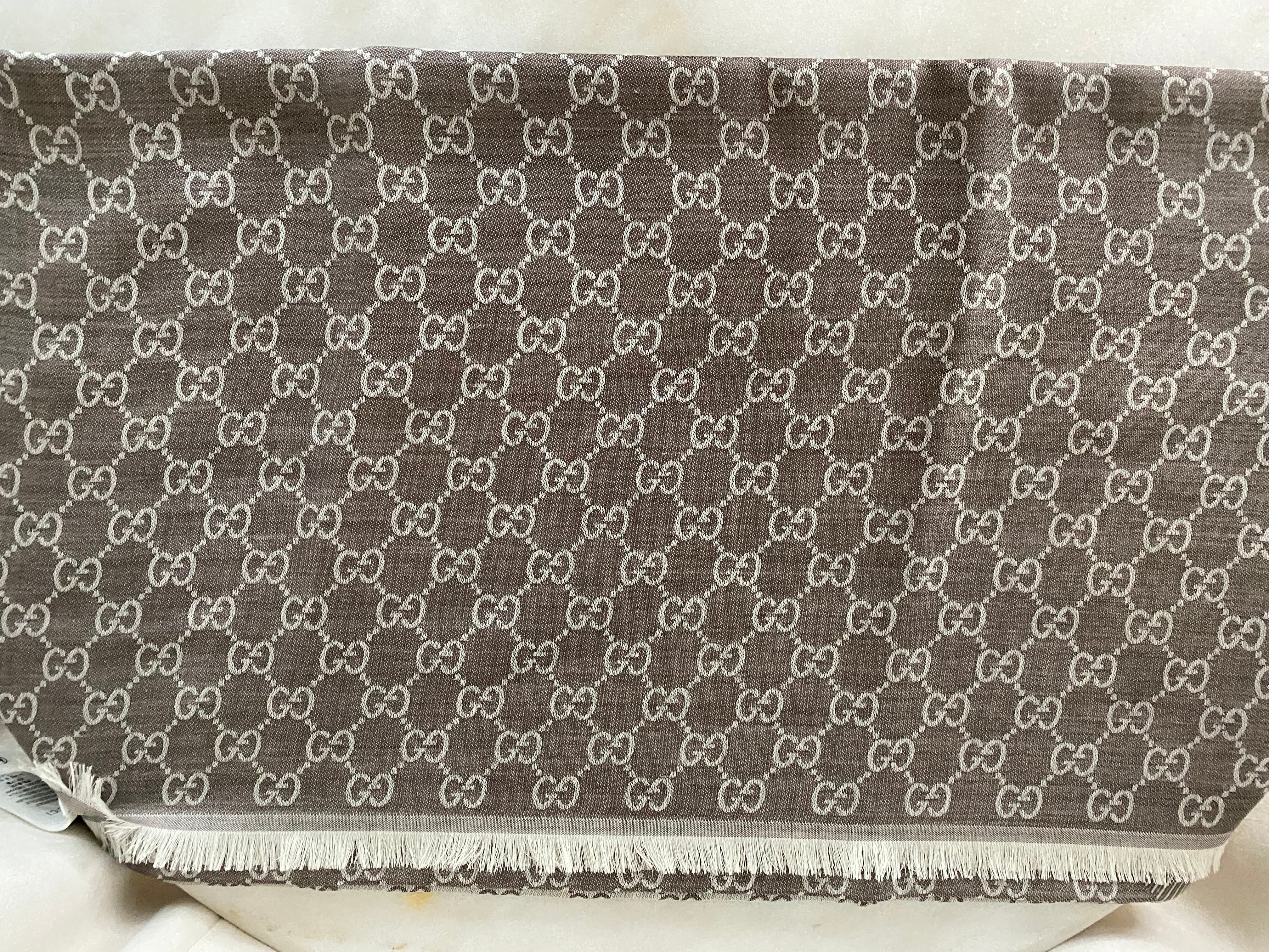 Gucci Bicolor GG Scarf-Scarf-Gucci-The Closet Egypt