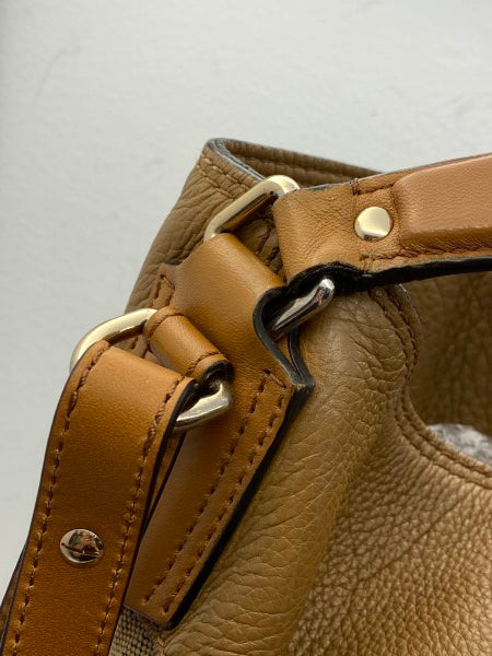 Burberry Brown Haymarket Bucket Bag-handbag-Burberry-The Closet Egypt
