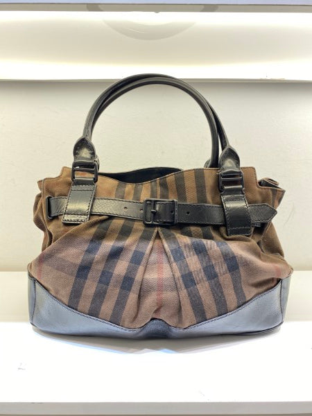 Burberry Bicolor House Check Tote Large Bag-handbag-Burberry-The Closet Egypt
