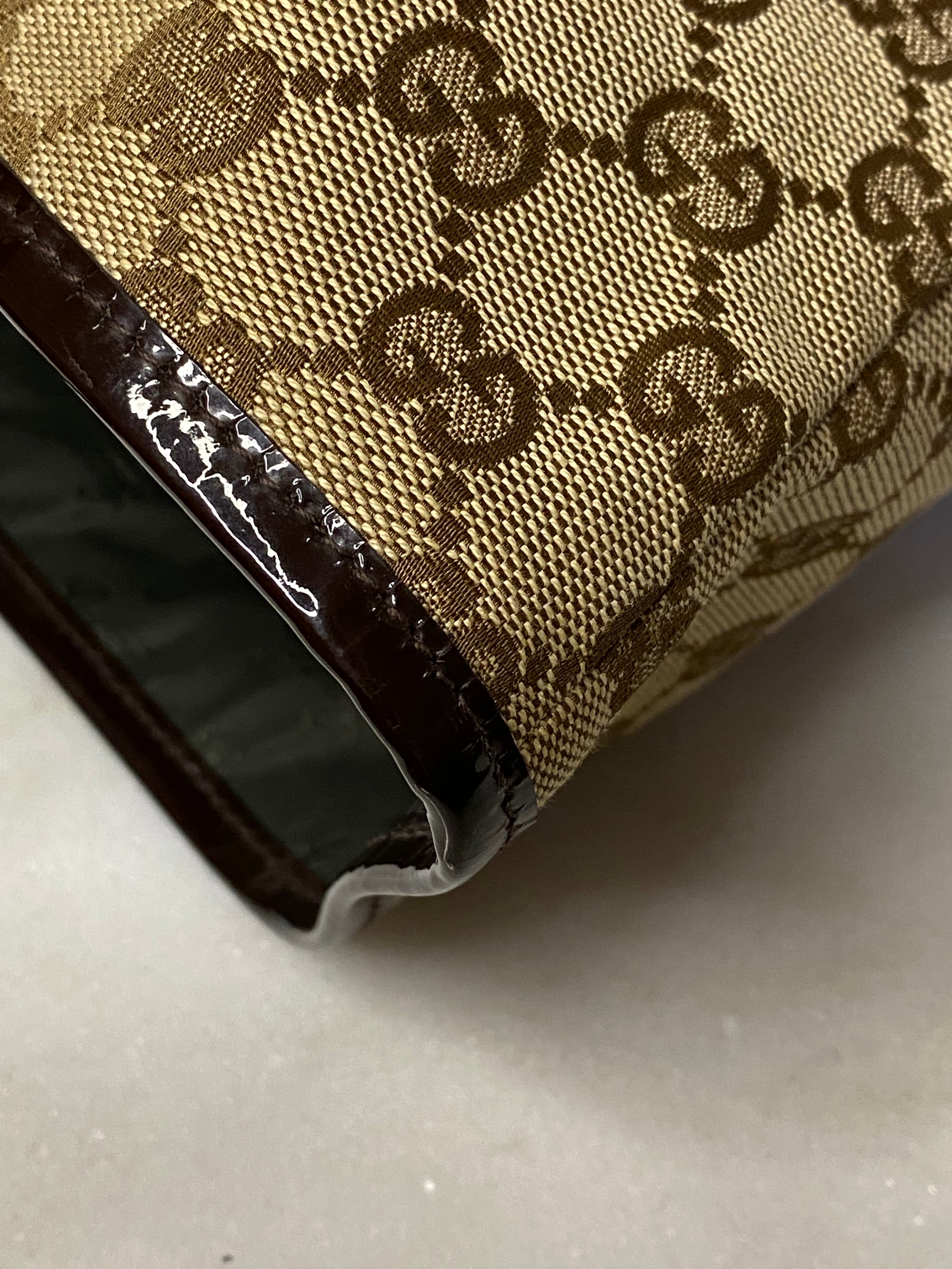 Gucci Brown GG Jolie Web Tote Bag-handbag-Gucci-The Closet Egypt