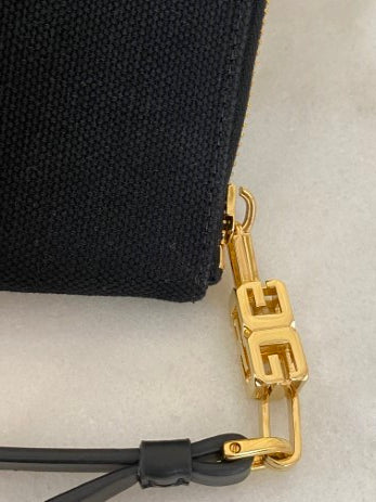 Givenchy Black Logo Travel Clutch-Clutch-Givenchy-The Closet Egypt