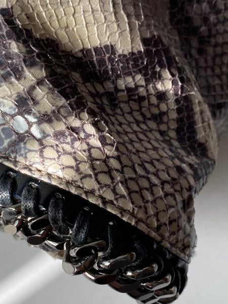 Stella Mccartney Bicolor ECO Python Falabella Tote Bag-handbag-Stella Mccartney-The Closet Egypt